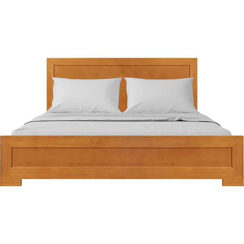 Trent Wood Low Profile Platform Bed, Cherry, King
