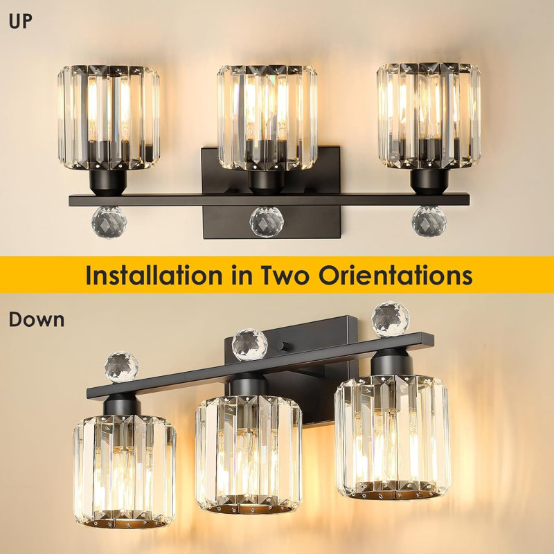 Koit 3 - Light Dimmable Vanity Light, Matte Black