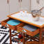 Solid Wood Top Kitchen Cart