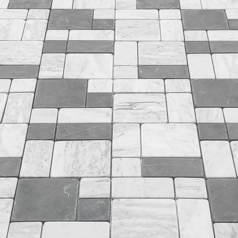 Carreau de mosaïque 12 po x 12 po Versailles