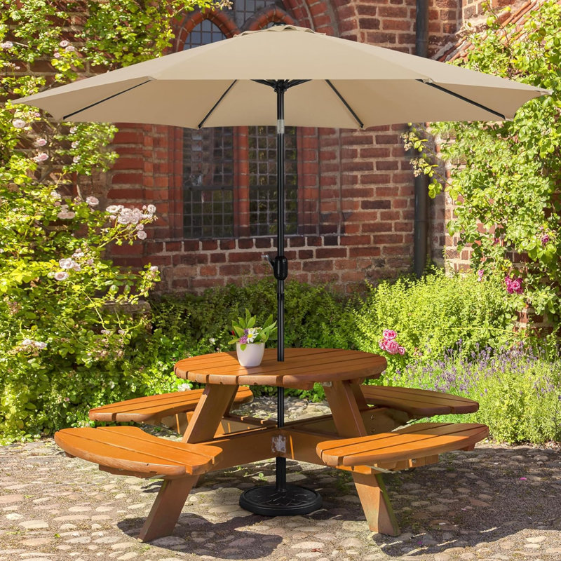 Cambre 230cm Tilt Market Parasol, Tan