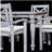 Square 5-Piece Dining Set