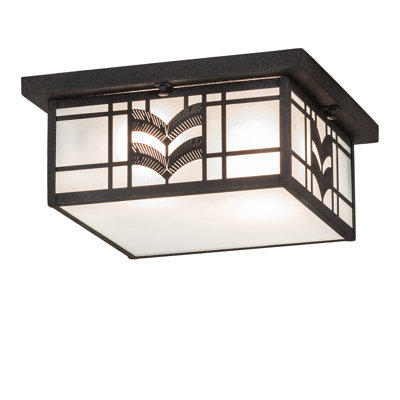Plafonnier encastré 2 lumières 15 po Monaca