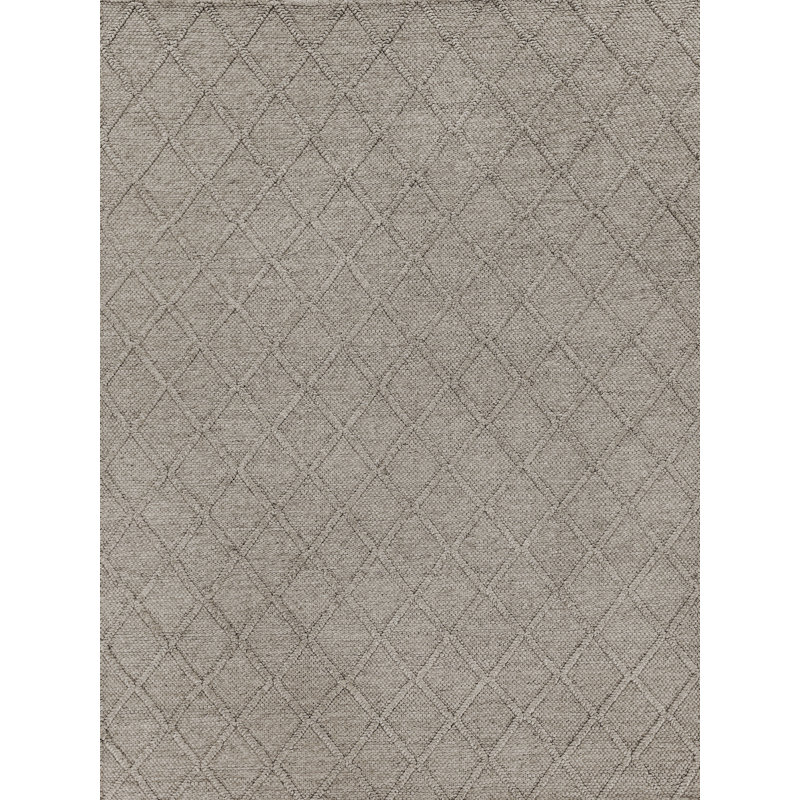 Brentwood Geometric Handmade Wool Area Rug, Brown, Rectangle 17' x 20'