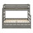 Wood Bunk Bed With Trundle-1183494087