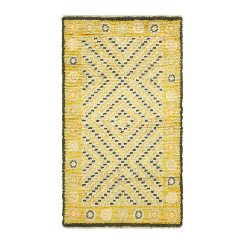 One-of-a-Kind 3’10x6’11 Hand Knotted Area Rug