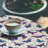 Ambesonne Butterfly Fitted Round Tablecloth Eggshell and Multicolor-1066712088