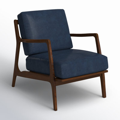 Verity Genuine Italian Leather Lounge Chair