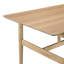 Ensemble de salle à manger moderne avec chaises incurvées 7 pièces Hudson-740739481-751065125