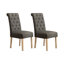 Chaise Parson rembourrée et capitonnée Charlotte-1786669698