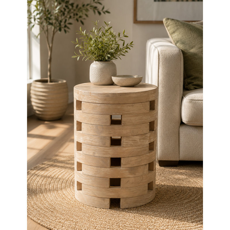 Tabouret / table d'appoint Aren