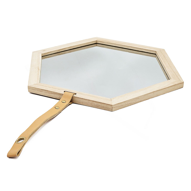 Miroir hexagonal Harlan, 16 po x 14 po, 14 po x 15,8 po