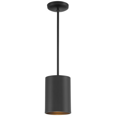 Luminaire suspendu cylindrique à 1 lumière