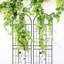 Ensemble de 2 treillis de jardin en métal 71 po x 19,7 po, rouille - extérieur pour lierre, noir, assemblage facile et structure robuste 71 po x 19,7 po, paquet, rouille - grimpeurs, fabrication sans effort