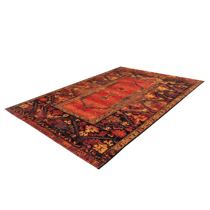 Rectangular Oriental Red Area Rug, Rechteckig 160 x 230 cm