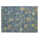 Machine Washable Indoor/Outdoor Xhevrie Navy Rug