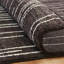 Urban Ridge Wool Hand Knotted Area Rug in Espresso Lines-69313640