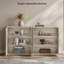 Armoire d'appoint avec tablettes réglables Cesiro-1628286291-1623925766