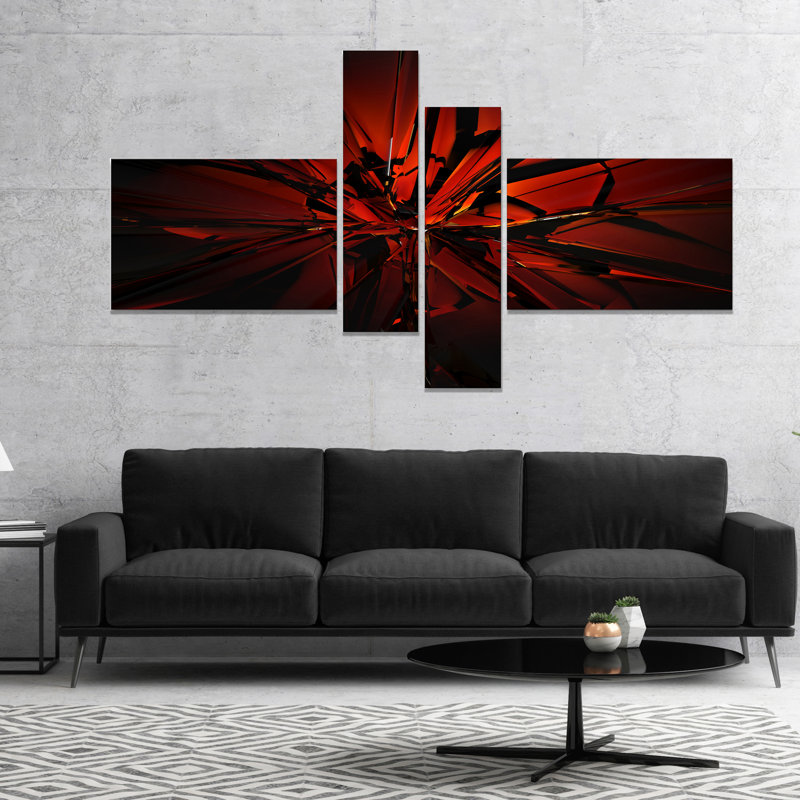 « belle style de cristal 3d », reproduction d’impression à multiples images sur toile