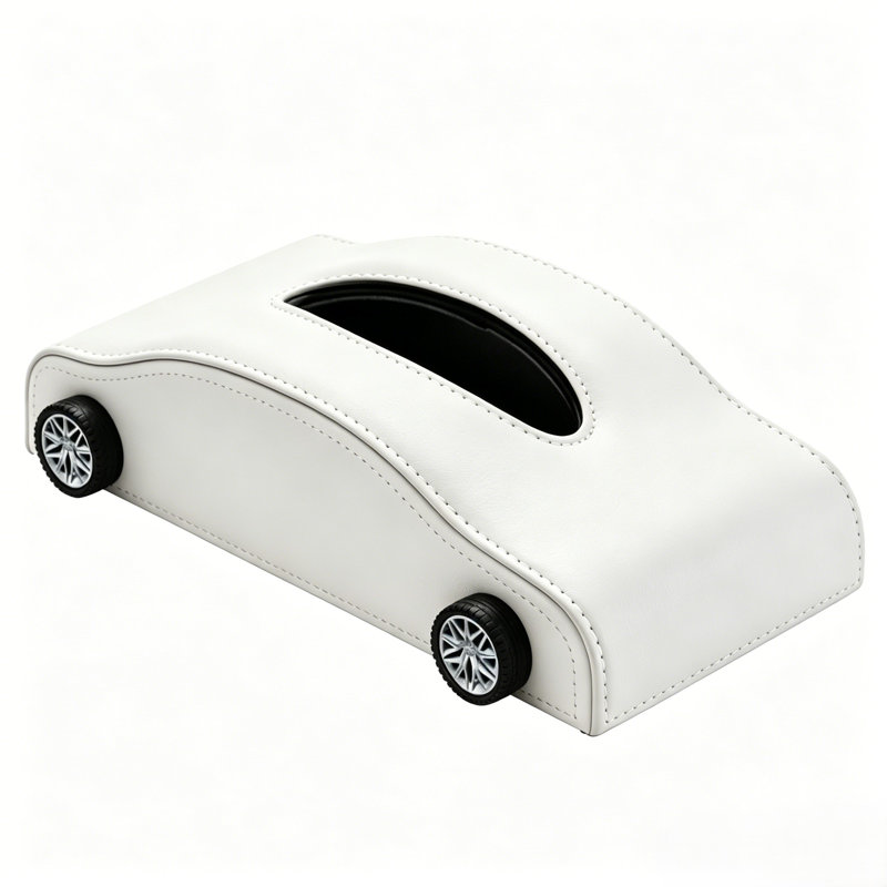 Boîte à mouchoirs pour voiture Creative Creative, Blanc