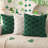 2pcs Soft Faux Fur Cream Shamrock Decorative Lucky Clover Throw Pillowcase for Spring Home Bed Sofa Couch.-117873298