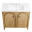 Meuble-lavabo simple 36 po avec plateau en céramique Modway Appia-94387482-94387481