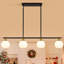 Luminaire suspendu sphérique moderne Mid-Century à 4 lumières de 43,7 po Wilbourn