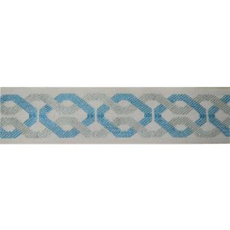 Tissu colosseum, Bleu / Gris