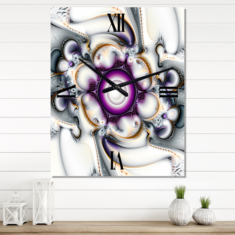 Horloge murale Fractal Journey - Fractals, H 32 po x l 24 po x P 1 po