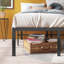 Base de lit plateforme en métal 18 po Fougeres-61079346