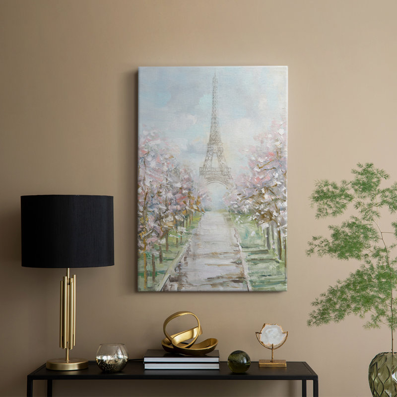 Paris Trees -Gallery Wrapped Cavas, 60" H x 40" W