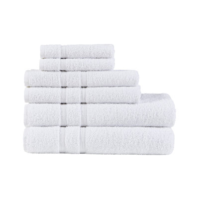 100% Cotton 6 Piece Towel Set