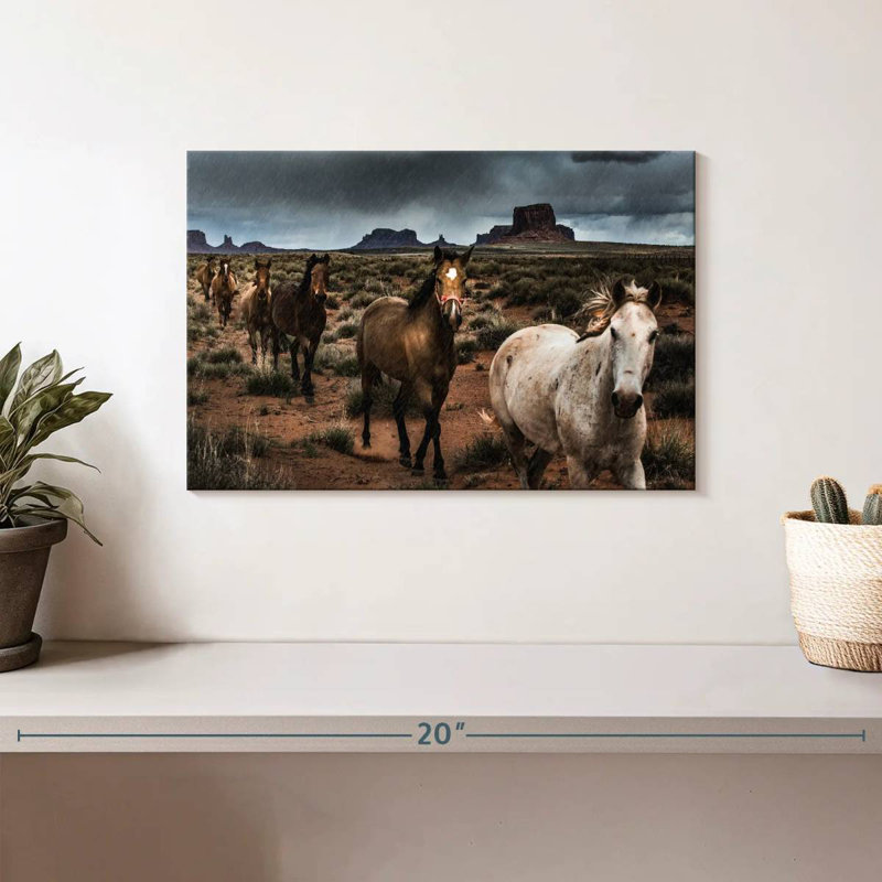 Brampt Mighty Monument Valley Horses, H 8 po x l 12 po