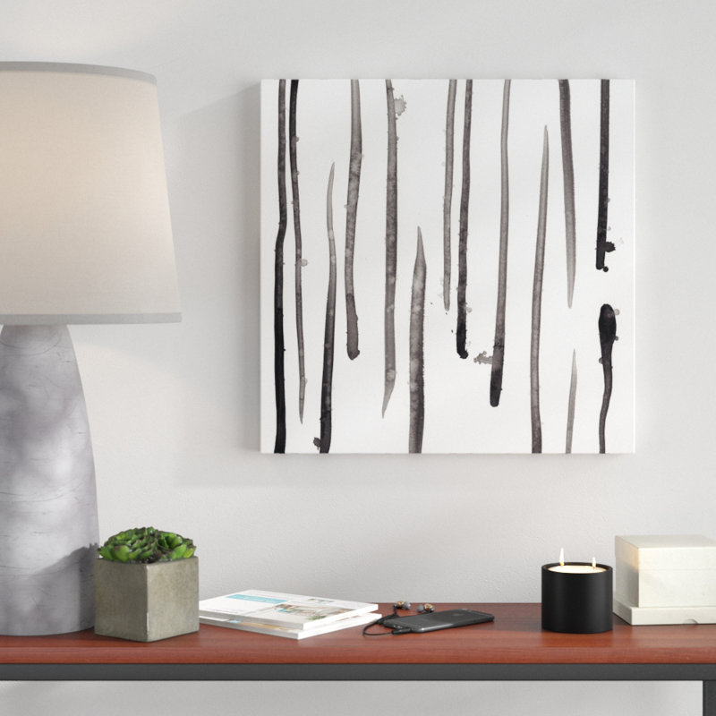 «Monochromes Gestures» par June Erica Vess, peinture sur toile, H 20 po x l 20 po