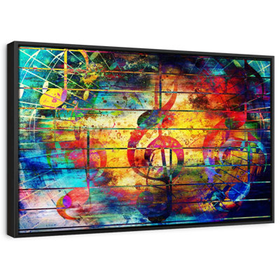 Music Abstract Canvas Print