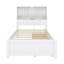 Platform Bed With Bookcase Headboard-1152947437
