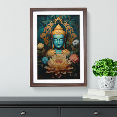 Buddha Victorian Art - Framed Print