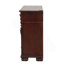Commode 9 tiroirs Lyndon G09400-D, cerise