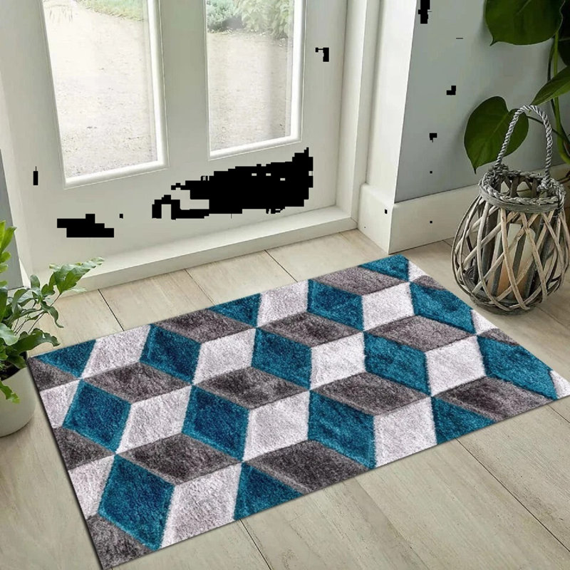 Shag Area Rug, Rectangle 60 x 110 cm