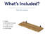 Chunky Shelf Kit, 'L' Metal Bracket, Pre-Sanded or Waxed-736223575-736223572