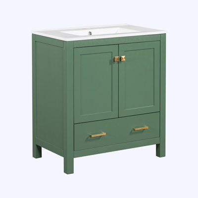 Meuble-lavabo avec lavabo simple sous plan