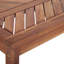 Banc de pique-nique en bois d'acacia pour le patio Harbison-1374334520