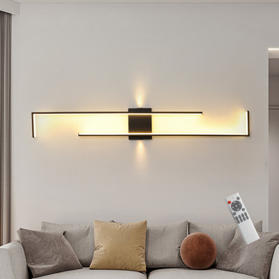 Gurine 55.12" Aluminum LED Flush Mounted Sconce