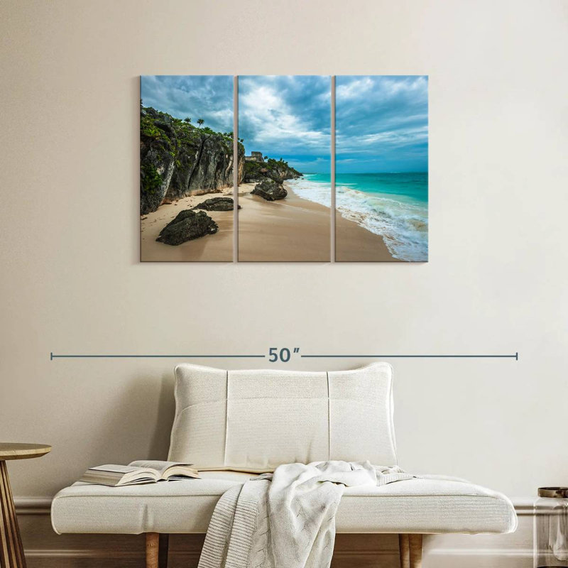 Tulum Gillard Cliffs, 24" H x 38" W