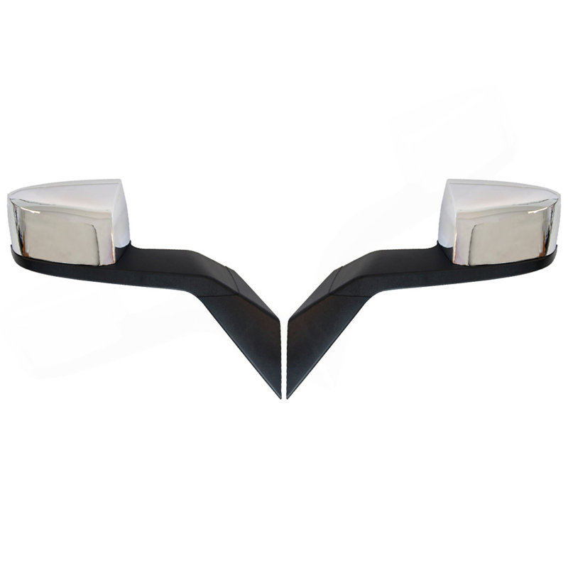Hood Mirrors Assembly Compatible With Volvo VNL 2000-2015 Chrome Pair