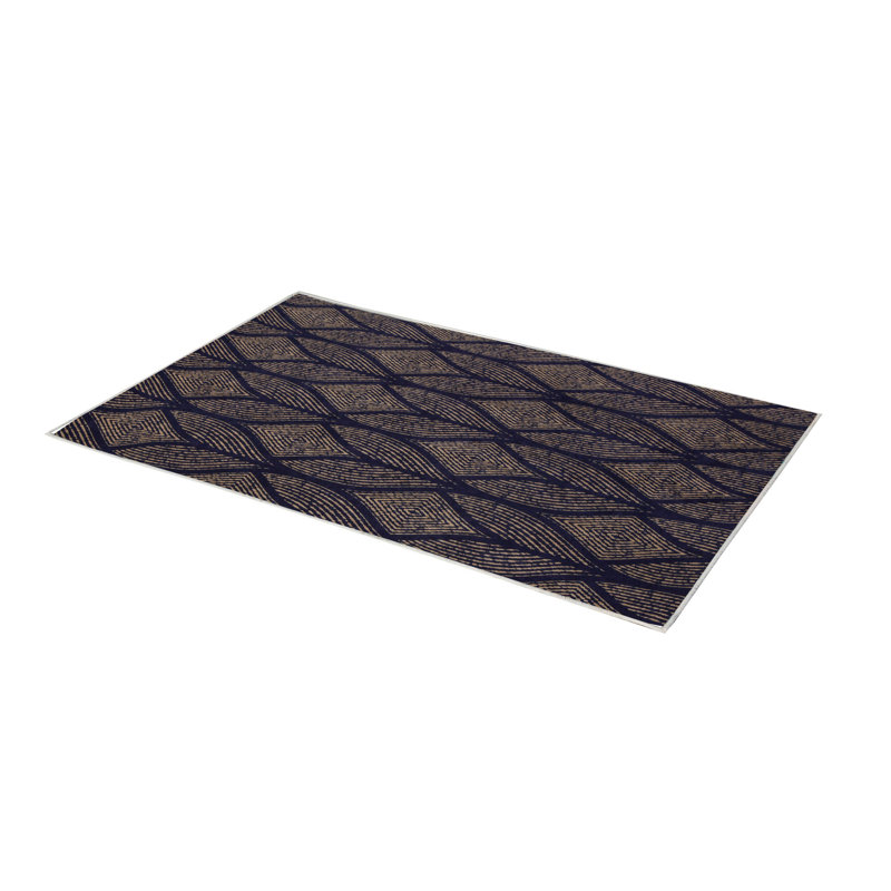 Soft Hall Carpet 2.6 x 4.9 Feet | 100% Polyester, 0.04 in Pile Height | Antibacterial, Non-Slip Underside | Woven with 3D Digital Printing | Machine Washable | Durable & Stylish for Entryways & Living Rooms