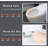 Luxury Smart Toilet with Built-in Bidet Seat | Auto Open/Close Seat, Foot Sensor | Warm Water & Dryer, LED Display, Night Light