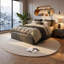 Très grand matelas hybride matelassé 13 po, ferme - gris, fabriqué aux États-Unis-819661836
