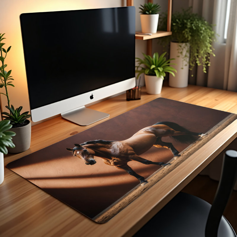 Polyester Desk Pad, 31.5x15.5