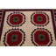 Tapis unique en laine noué à la main beige et rouge nouvel âge de 3 pi 5 po x 6 pi 4 po Wattsville